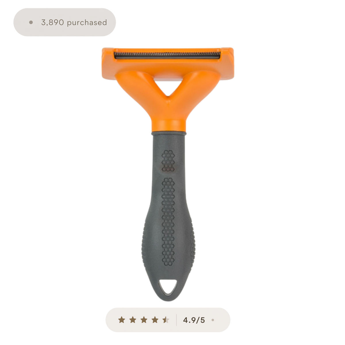 Medium Long Hair Dog DeShedding Tool
