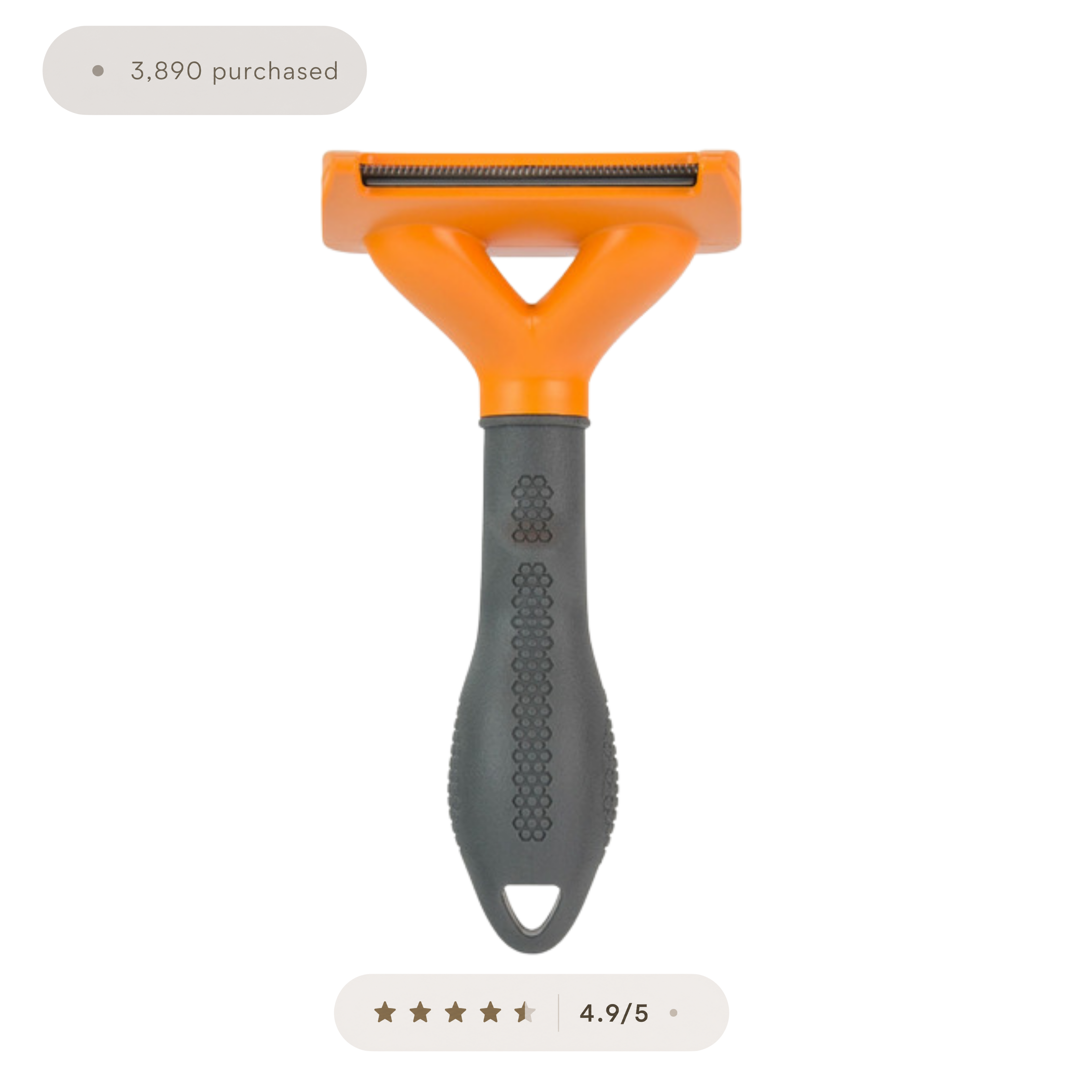 Medium Long Hair Dog DeShedding Tool