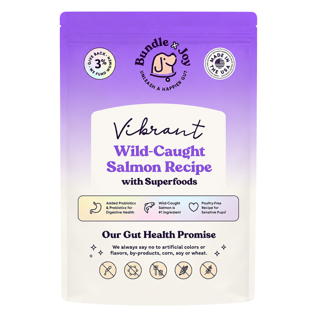 Vibrant Wild-Caught Salmon Recipe Dog Food – 4 lb