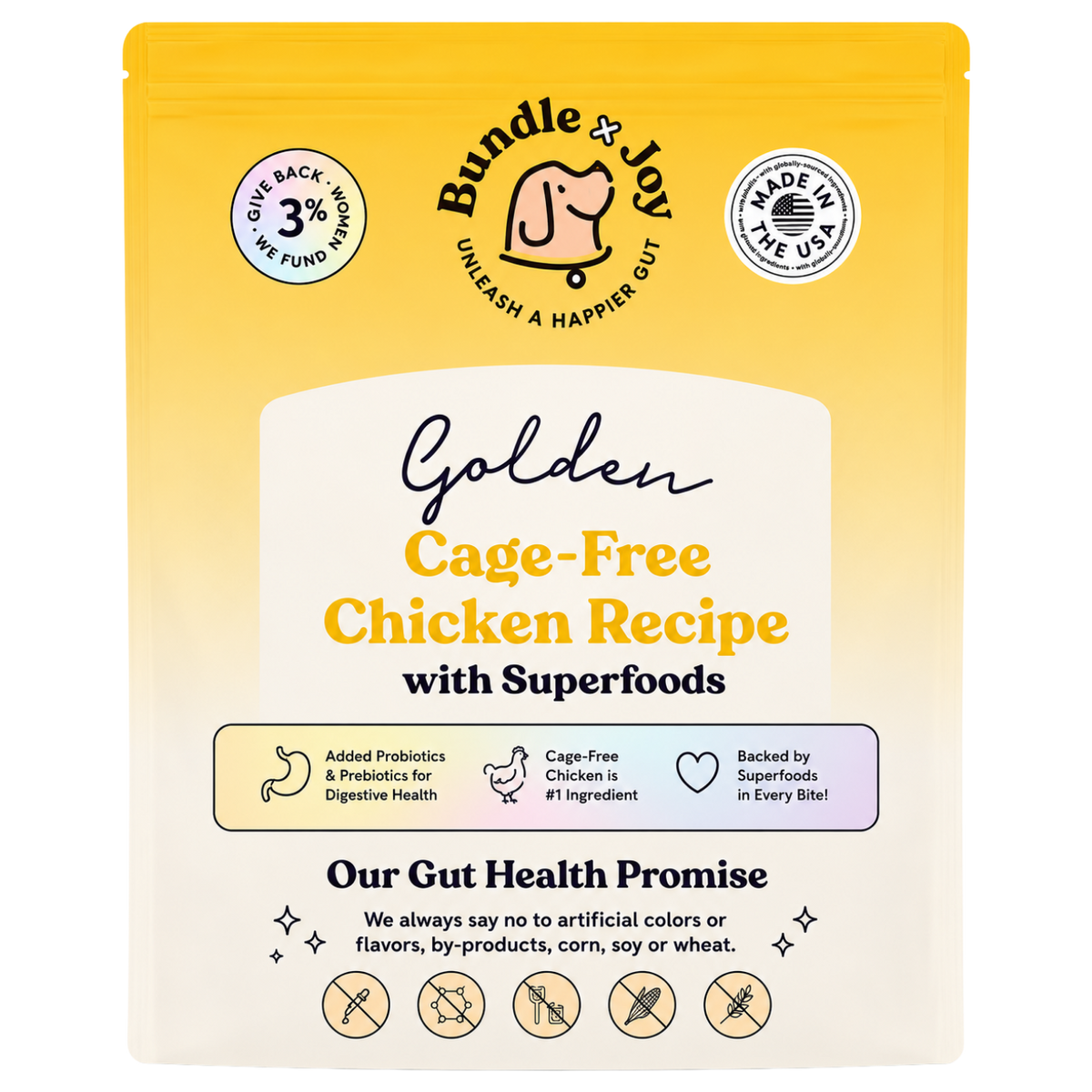 Cage-Free Chicken Recipe Dog Food – 4 lb