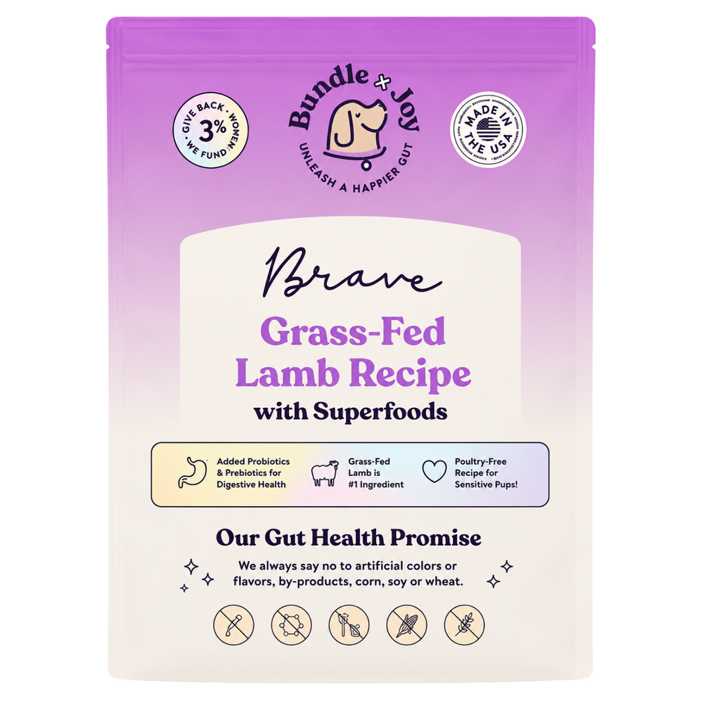 Brave Grass-Fed Lamb Recipe Dog Food – 4 lb
