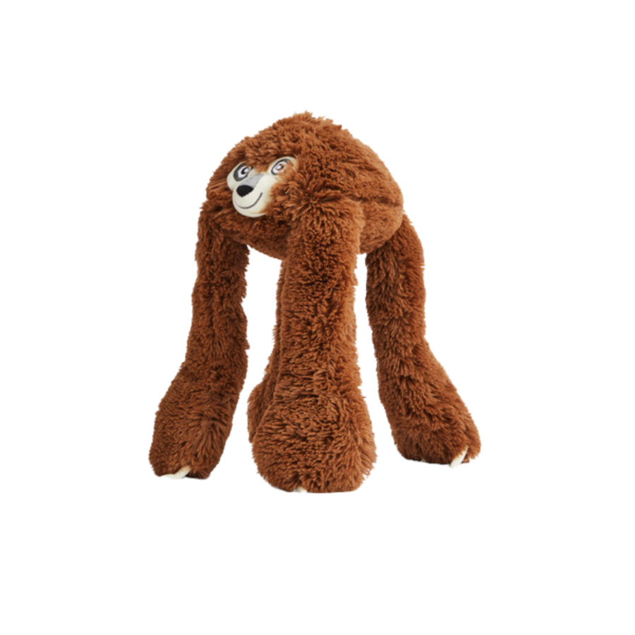 Leaps & Bounds Long-Limb Sloth Dog Toy - Brown