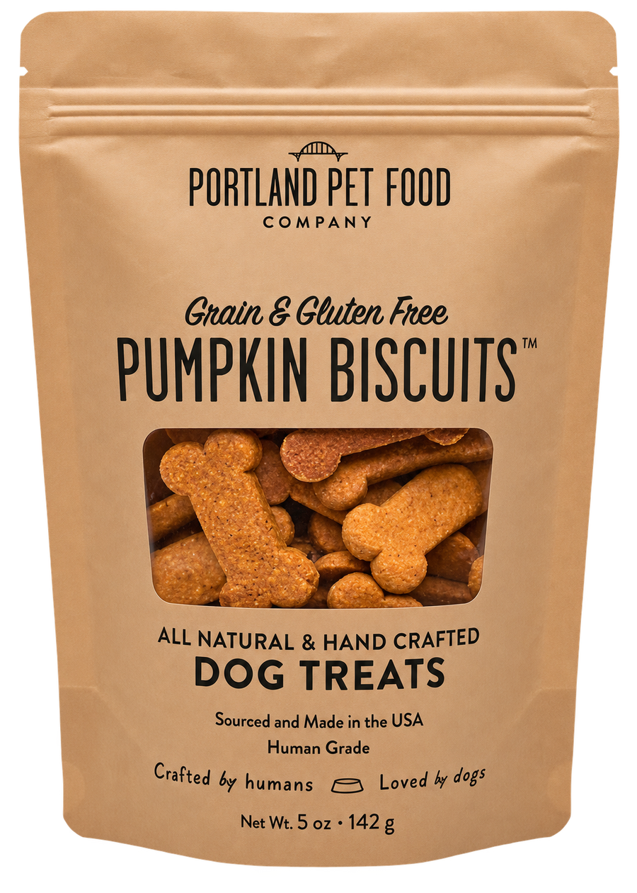 Pet Food Pumpkin Biscuits – Grain & Gluten Free Dog Treats, 5 oz